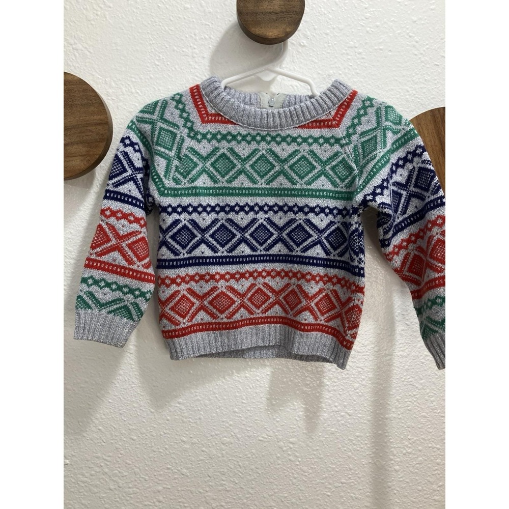 Vintage 80s HOLIDAY Sweater Boys Size 3T Nordic Design‎ 1980s EUC